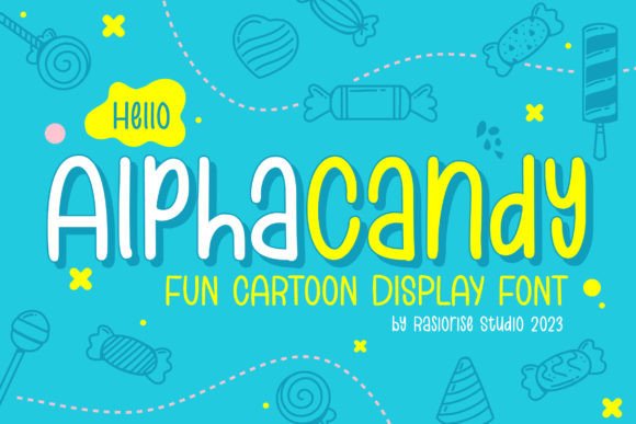 Alpha Candy: A Playful Font for Editorial Design