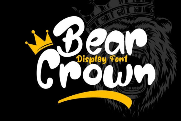 Bear Crown: A Playful Display Font for Whimsical Branding