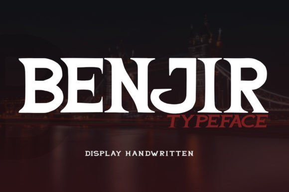 Benjir Typeface: A Versatile Display Font for Modern Branding