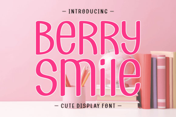Berry Smile: A Handwritten Font for Creative Craft Projects
