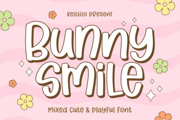 Bunny Smile Font for Handmade Projects