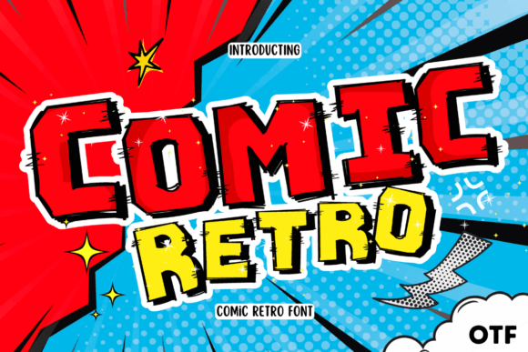 Comic Retro: A Playful Typeface for Editorial Design