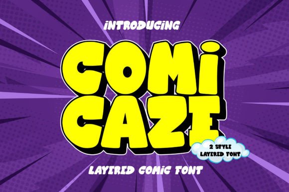 Comicaze: The Display Font That Elevates Your Campaign Visuals