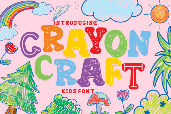 Crayon Craft Font Review for Creative Branding