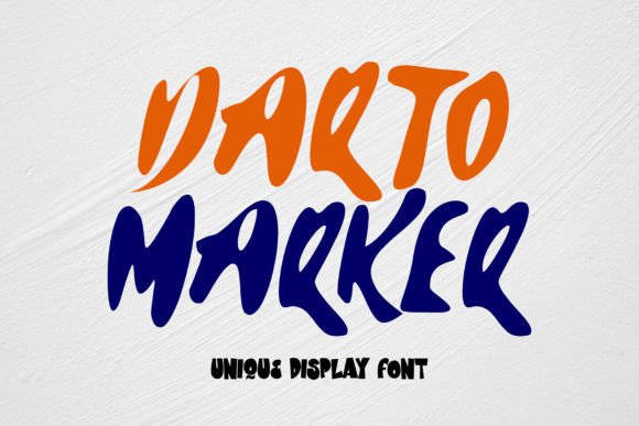Darto Marker: A Playful Font for Polished Branding