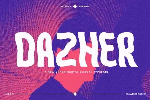 Dazher: A Modern Display Font for Editorial Design