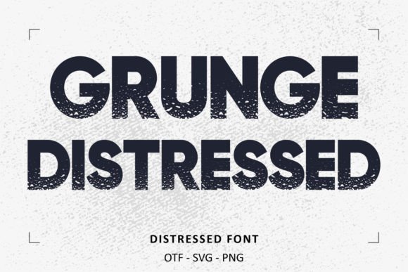 Distressed: A Display Font with Character