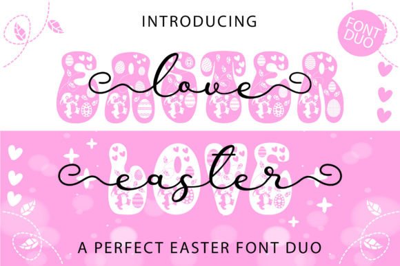Easter Love Duo: A Delightful Display Font for Web Design