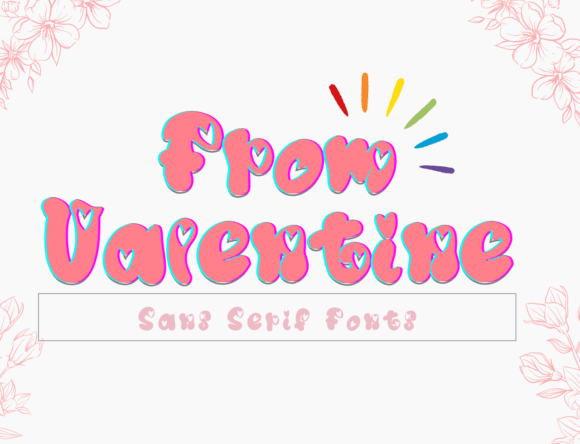 From Valentine Font for Web Design