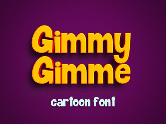 Gimmy Gimme: A Playful Display Font for Creative Projects