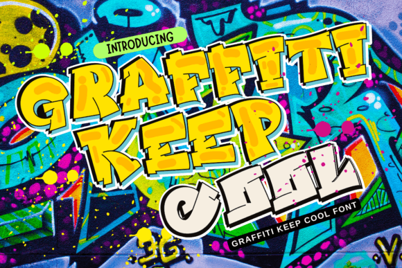 Graffiti Keep Cool Font for Editorial Design