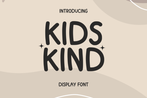 Kids Kind Font for Playful Branding Projects