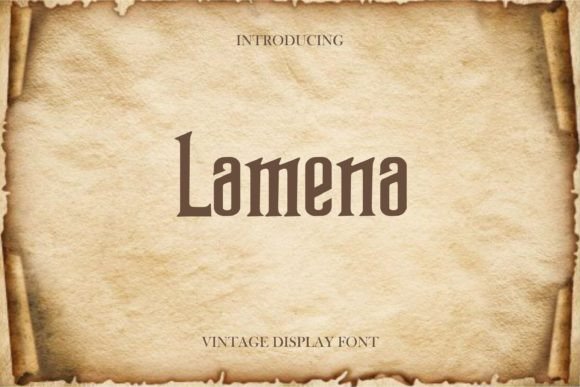 Lamena: The Font That Commands Attention in Campaign Design