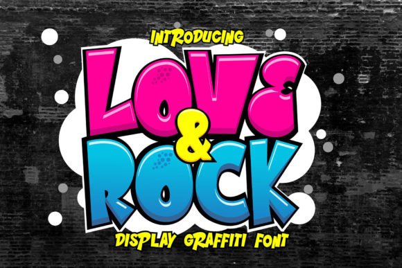 Love and Rock: A Whimsical Display Font for Editorial Projects
