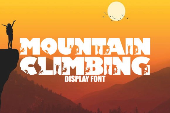 Mountain Climbing Font for Bold Visual Impact