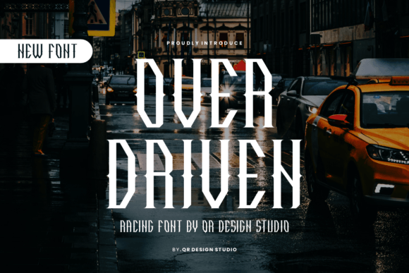 Over Driven: A Dynamic Display Font for Web Design
