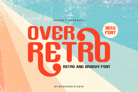 Over Retro Font for Business Branding