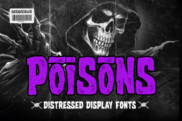 Poisons Font for Editorial Design
