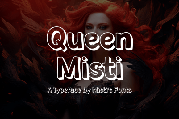 Queen Misti: A Stylish 3D Drop Shadow Font for Branding Projects