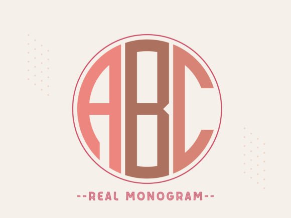 Real Monogram Font for Eye-Catching Brand Content