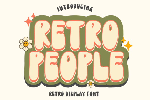 Retro People Font for Eye-Catching Brand Content