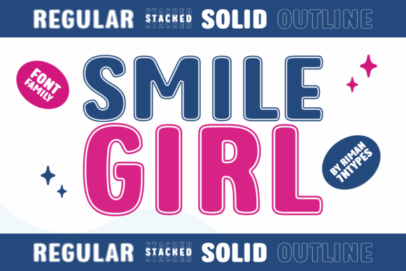 Smile Girl: A Display Font for Editorial Elegance