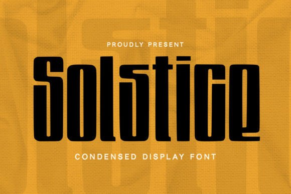Solstice Font for Handmade Creations
