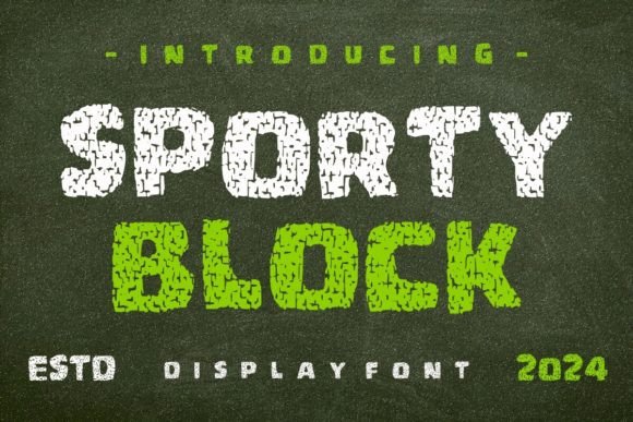 Sporty Block for Bold Editorial Design