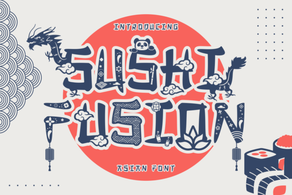 Sushi Fusion Display Font Review