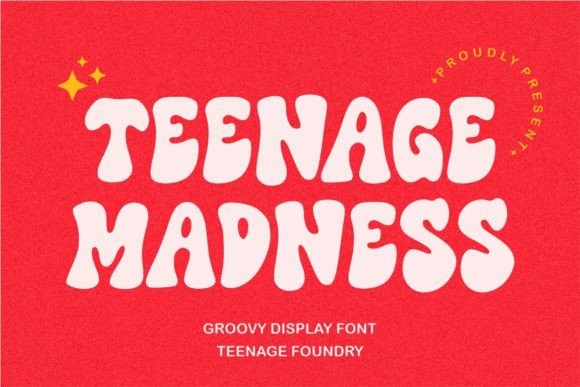 Teenage Madness Font for Editorial Design