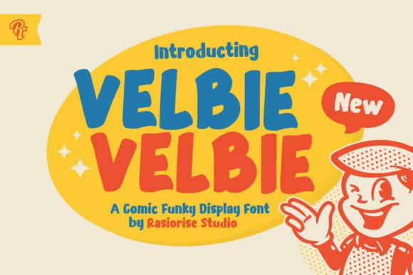 Velbie: A Creative Retro Funky Font for Your Brand